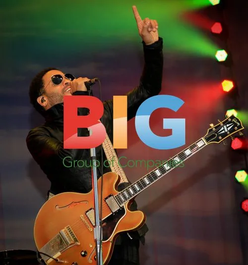 Lenny Kravitz on stage at BBC Radio 2 Live