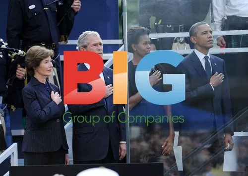 Obama and Bushes at 9/11 memorial