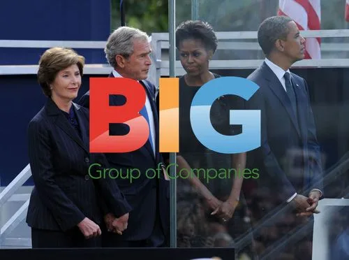 Obama and Bushes at 9/11 Ceremony