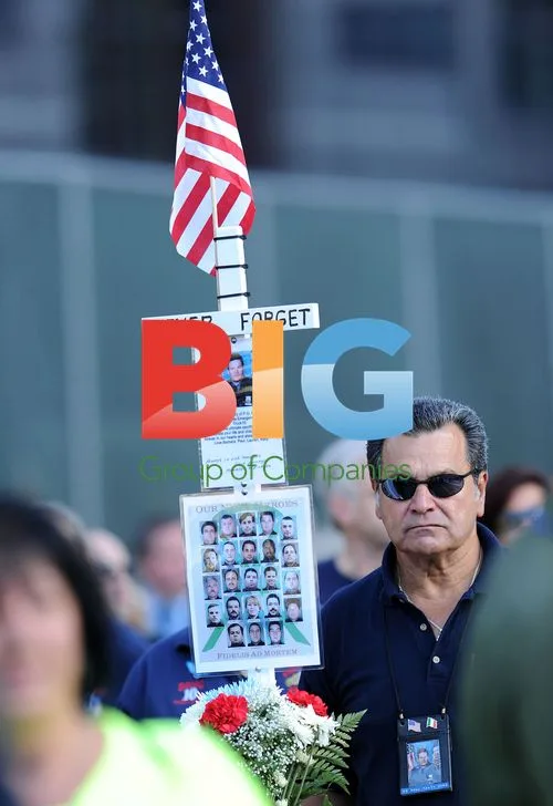 Obama and Bush at 9/11 memorial