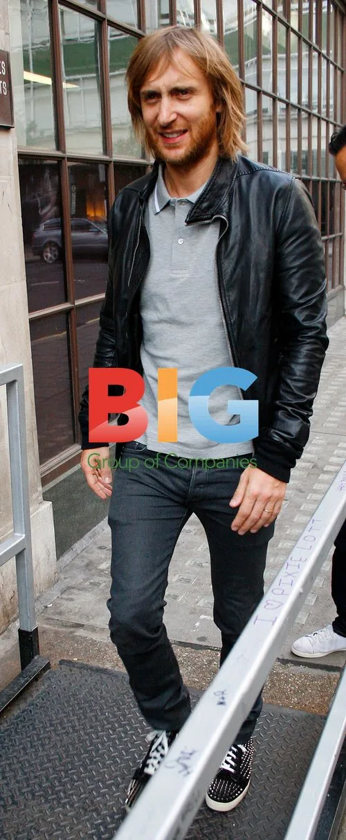 DJ David Guetta arrives at Radio 1