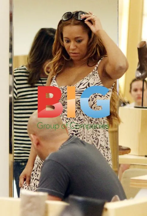 Mel B and Stephen Belafonte Shopping