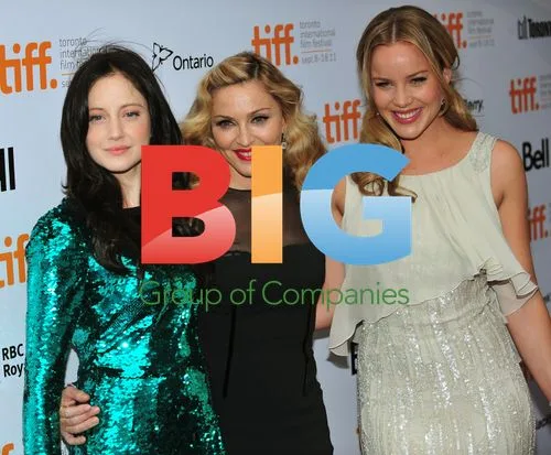Andrea Riseborough, Madonna and Abbie Cornish at 'W.E.' Premiere