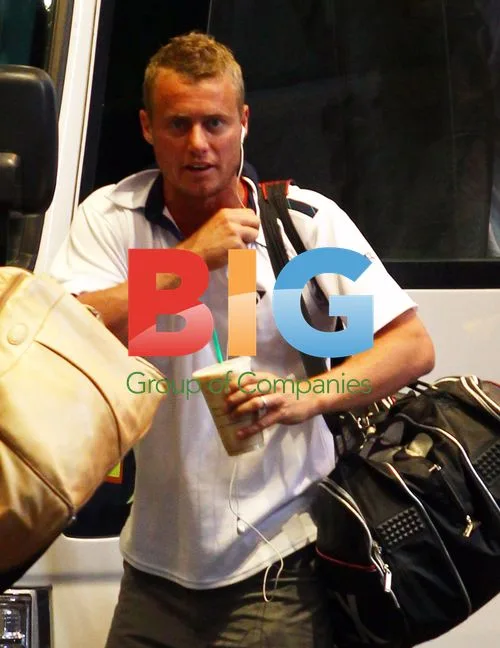 Lleyton Hewitt at Davis Cup Tie
