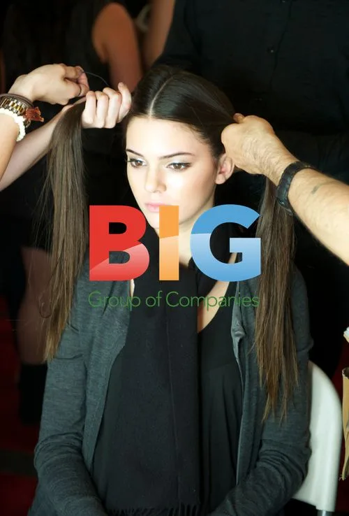 Kendall Jenner Backstage at Fashion Week 2012