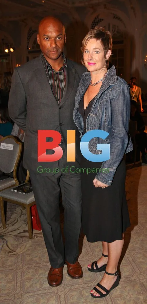 Colin Salmon at London Fashion Week 2011