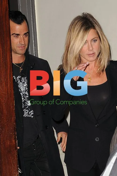 Justin Theroux and Jennifer Aniston in NYC