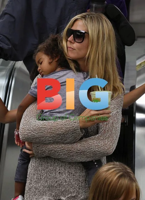 Heidi Klum takes sons to karate, ballet