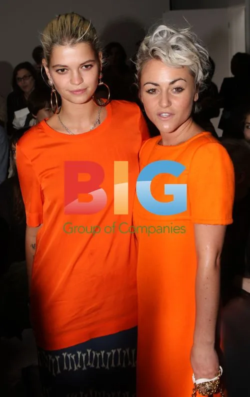 Pixie Geldof and Jamie Winstone at House of Holland LFW Show