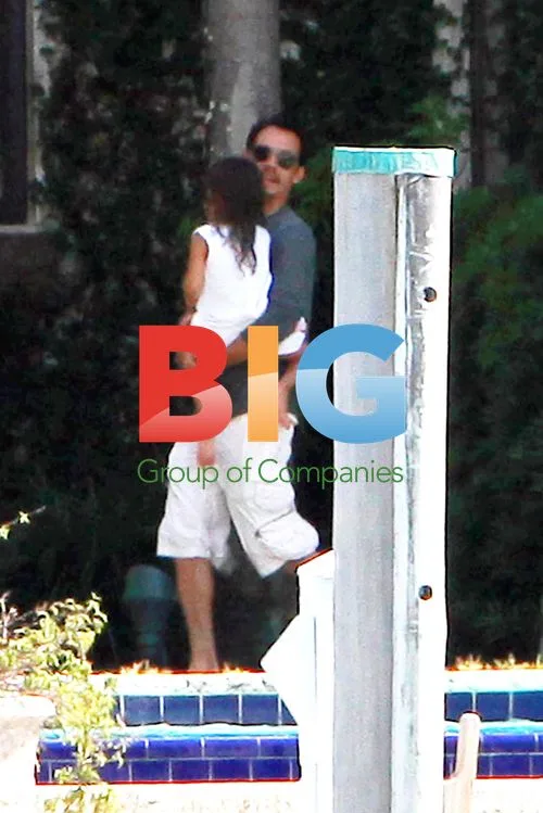 Jennifer Lopez and Marc Anthony with Family