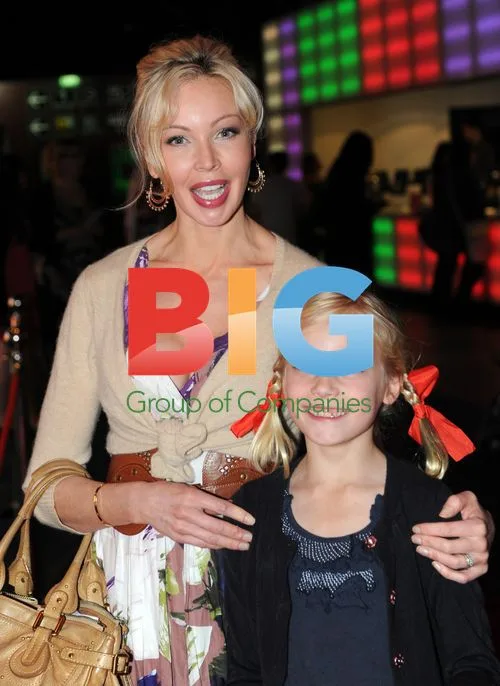 Kimberley Davies with daughter at MONTE CARLO screening