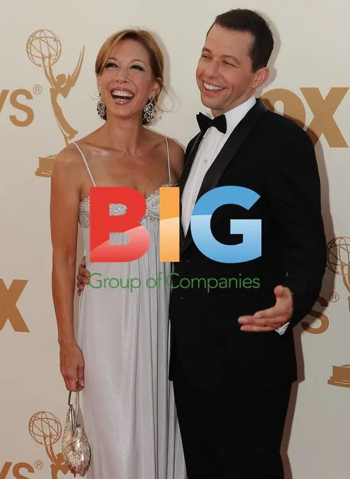Jon Cryer and Lisa Joyner at 63rd Primetime Emmy Awards