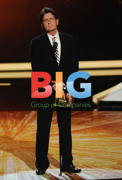 Charlie Sheen presents at 63rd Primetime Emmys
