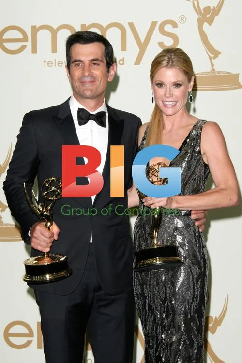 Stars in Emmy press room