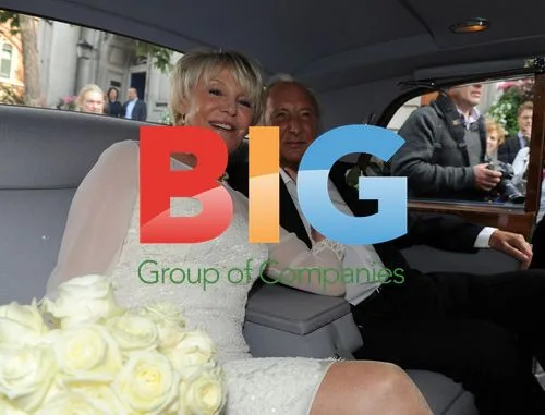 Michael Winner and Geraldine Lynton-Edwards Wedding