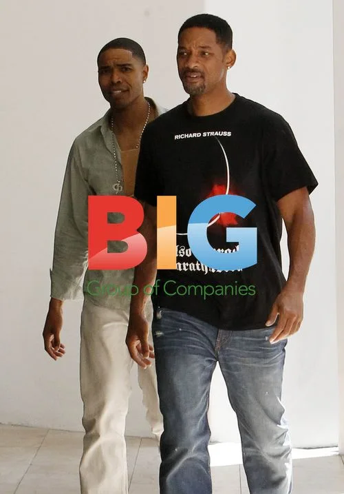 Will Smith and Trey Songz at Office in LA