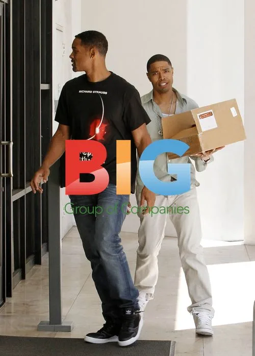 Will Smith and Trey Songz Spotted at Office