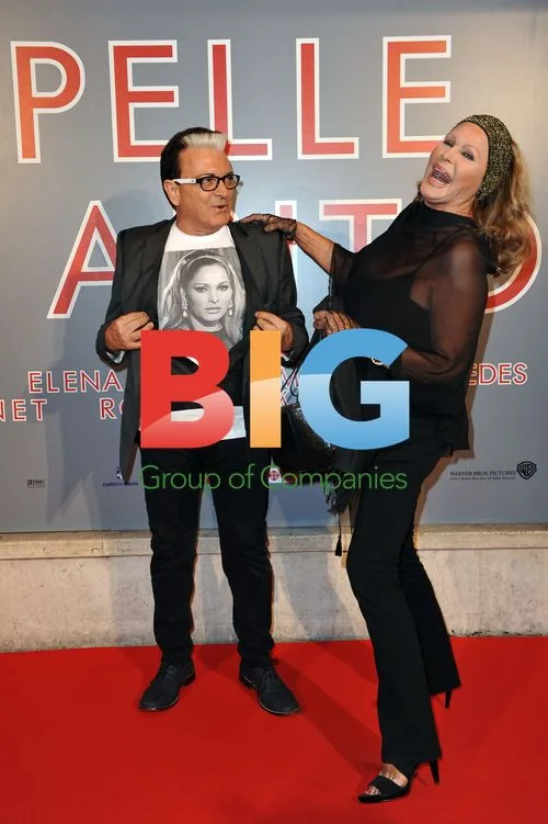 Cristiano Malgioglio and Ursula Andress at 'Skin I Live In' Premiere