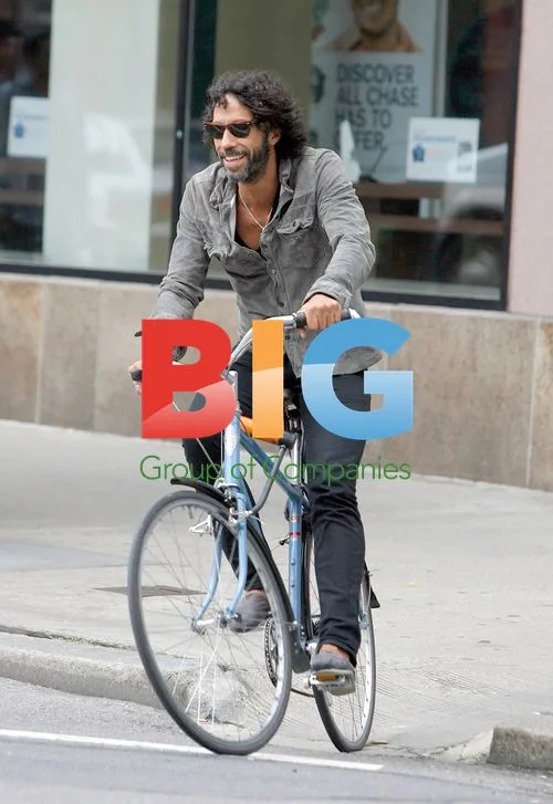 Carlos Leon Bicycling in NYC