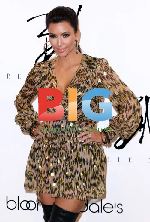Kim Kardashian at Belle Noel Launch