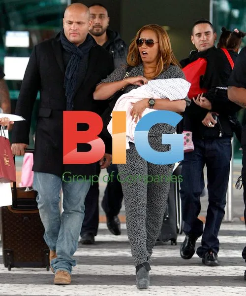 Mel B and family at Perth Fashion Festival