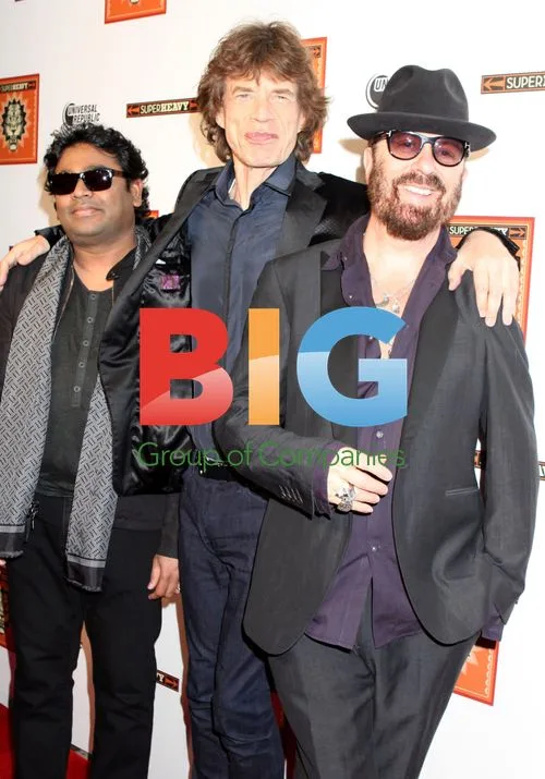 Mick Jagger and A.R. Rahman at Album Launch