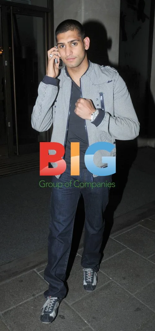 Amir Khan Leaving The Mayfair Hotel