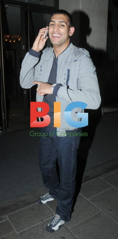 Amir Khan Leaving The Mayfair Hotel
