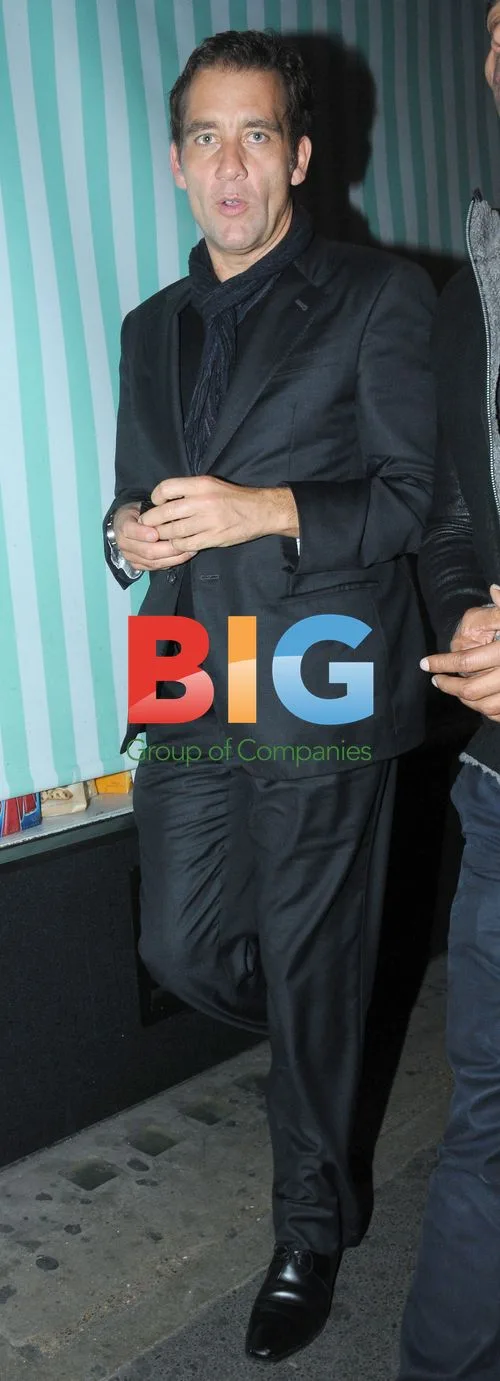Clive Owen Leaving The Mayfair Hotel