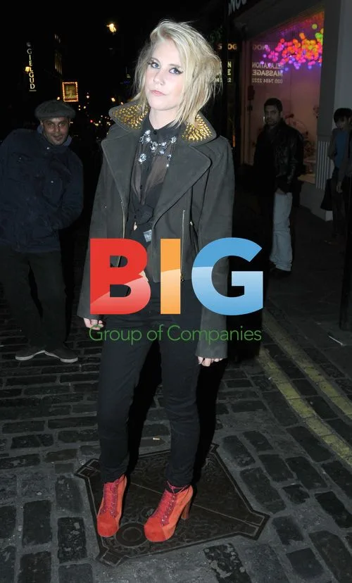 India Rose James Outside the Box in London
