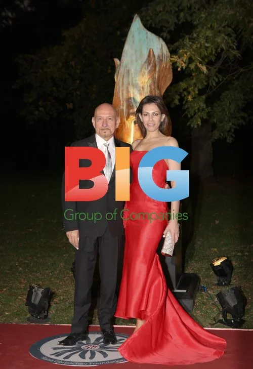 Sir Ben Kingsley & Daniella Lavender at Raisa Gorbachev Foundation Party