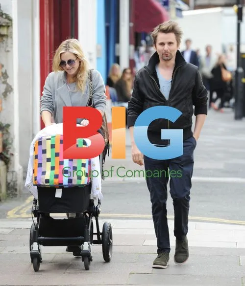 Kate Hudson and Matt Bellamy with Baby