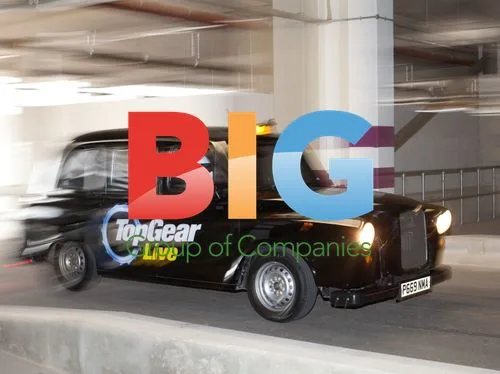 Chris Evans Rides in Black Cab at Top Gear Live
