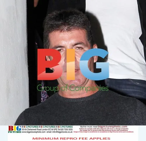 Simon Cowell and Mezhgan leave friend's house