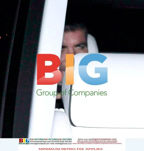 Simon Cowell and Mezhgan leave Beverly Hills home