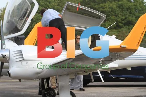 Angelina Jolie Takes Flying Lesson