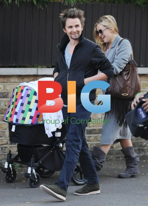 Kate Hudson and Matt Bellamy with Baby in London
