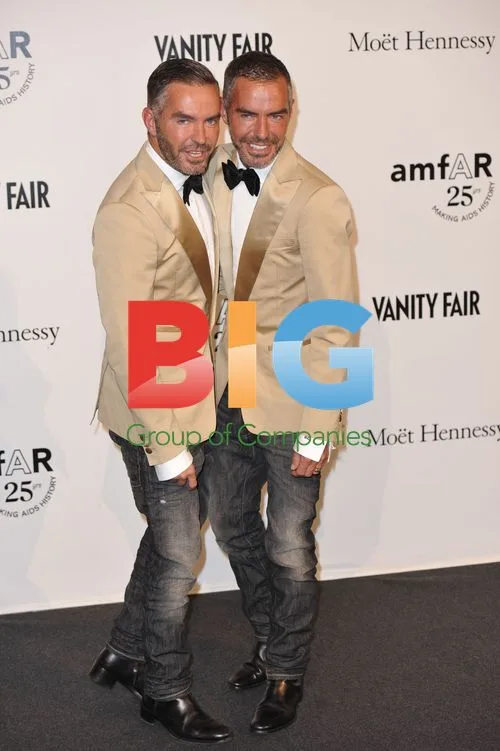 Dean and Dan Caten at amfAR Milano 2011