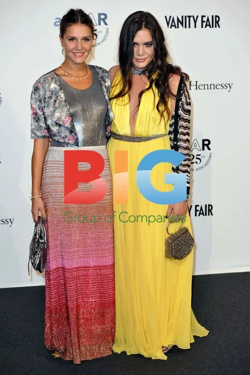 Margherita and Teresa Missoni at amfAR MILANO 2011