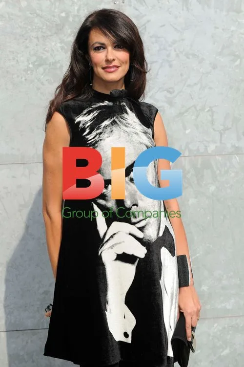 Maria Grazia Cucinotta at Emporio Armani Fashion Show