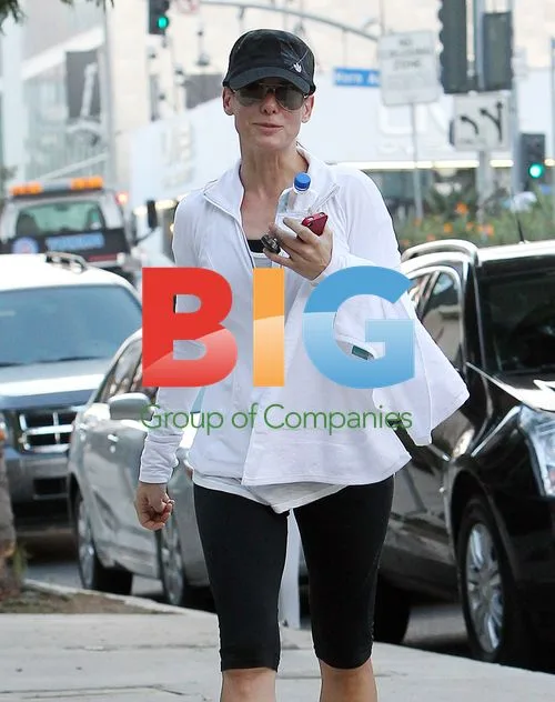 Sandra Bullock Leaving Gym in LA