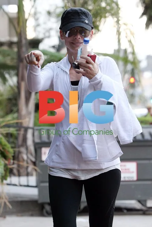 Sandra Bullock arrives at LA gym