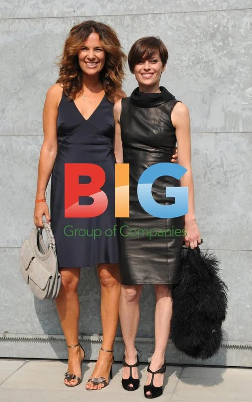 Roberta Armani and Claudia Pandolfi at Emporio Armani SS12 Show