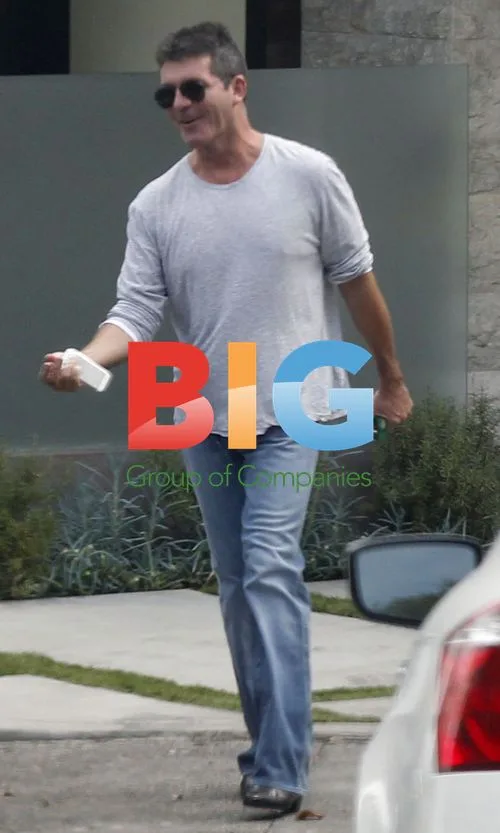 Simon Cowell Leaving Home in LA