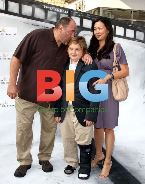 James Gandolfini at Cirque de Soleil Premiere
