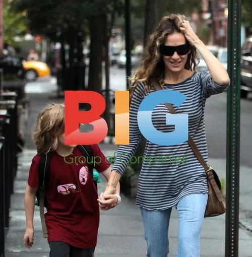 Sarah Jessica Parker with son in NY