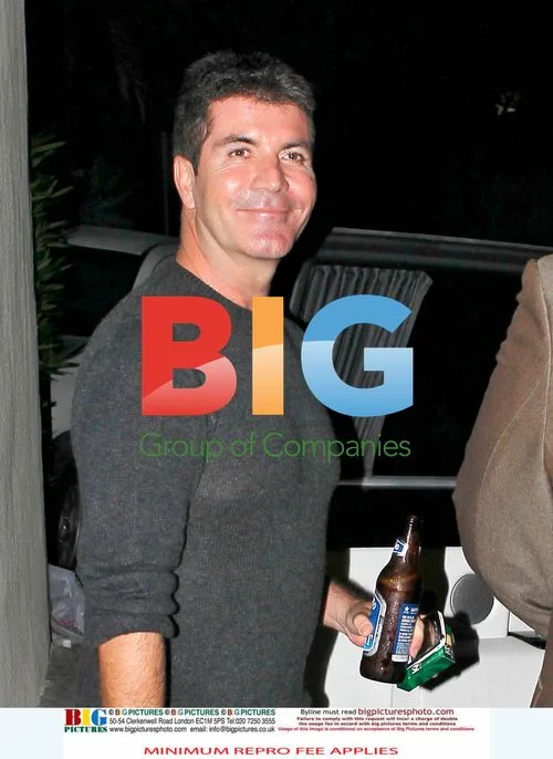 Simon Cowell and Mezhgan in Beverly Hills