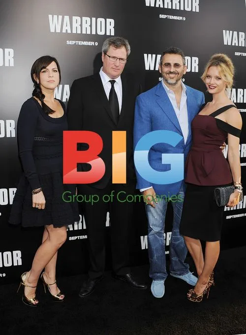 Stephanie Schur, Jordan Schur, David Mimran and Julia Radon at "Warrior" Premiere