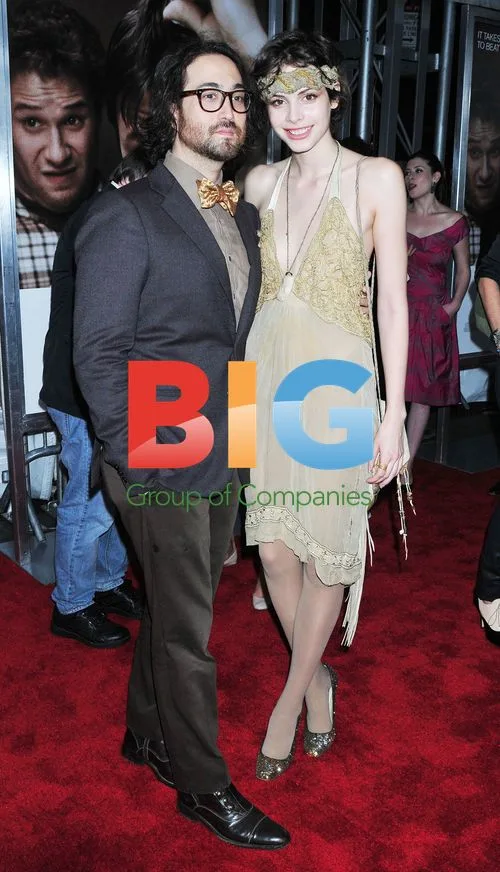 Sean Lennon and Charlotte Kemp Muhl at 50/50 Premiere