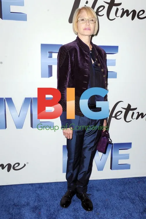 Ellen Barkin at Lifetime's "Five" Premiere